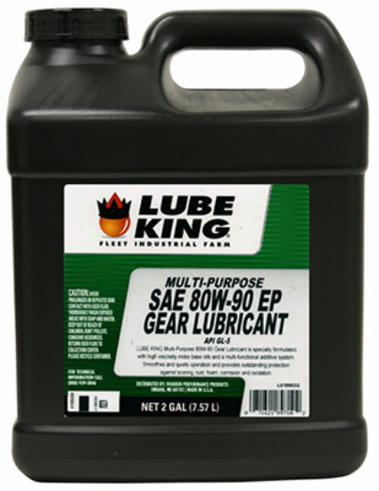 Lube King LU18902G Multi-Purpose Gear Lubricants Oil, SAE 80W-90, 2 Gallon