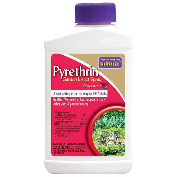 Bonide 857 Pyrethrin Garden Insect Spray Concentrate, 8 Oz
