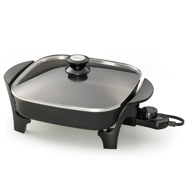 Presto 06626 Electric Skillet with Glass Cover, 11", 1000W, 120 Volts AC