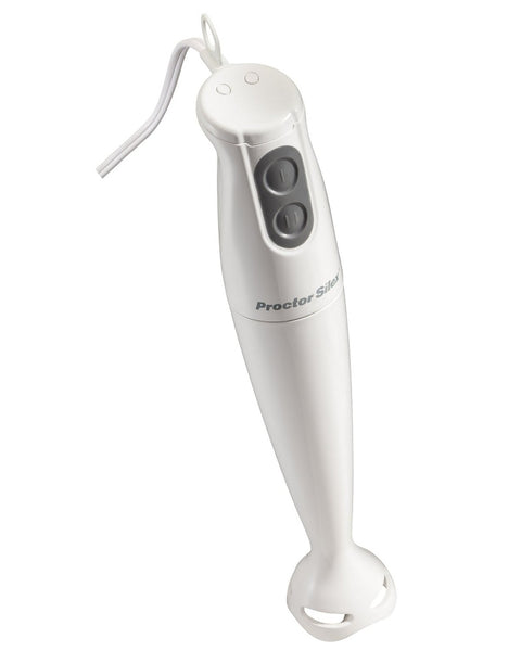 Proctor Silex 59738 2-Speed Hand Blender with 5' Cord, White, 150-Watt