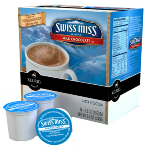 Keurig® 1251-016 Swiss Miss® Milk Chocolate Hot Cocoa K-Cups®, 16-Count
