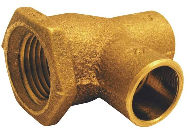 Elkhart 10151190 Lead-Free Brass Tee, CXFXC, 1/2"