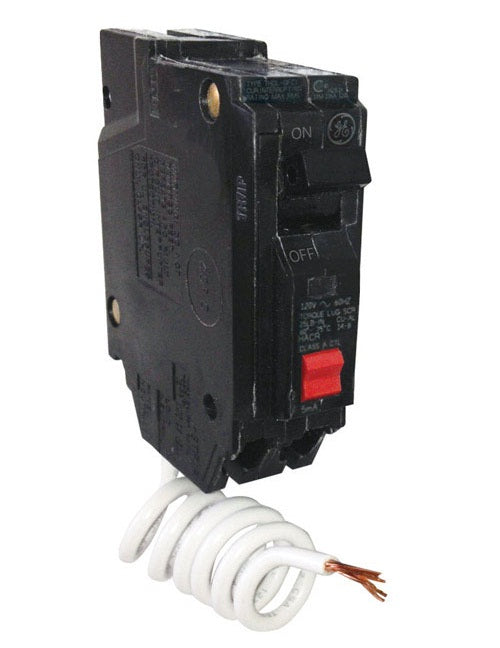 GE THQL1130GFTP Single Pole Circuit Breaker, 30 amps, 1 Pole