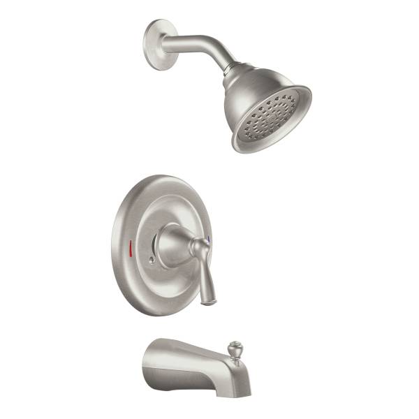 Moen 82910SRN Banbury® PosiTemp® Tub/Shower, Spot Resist Brushed Nickel