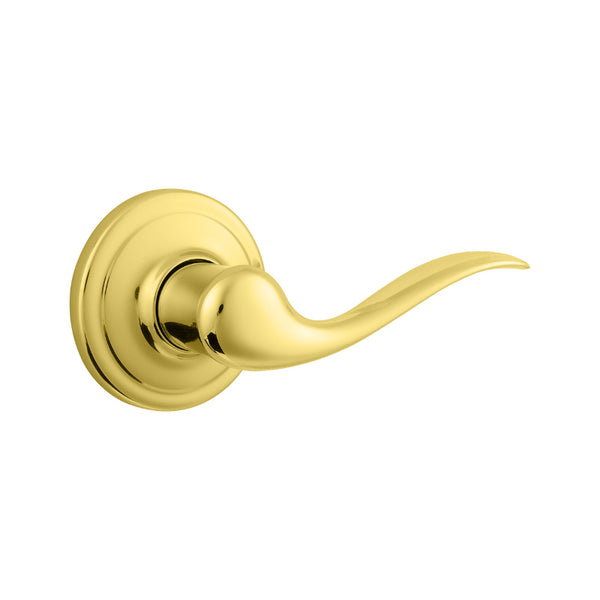 Kwikset 788TNL-RH-3-CP Signature Tustin Right-Handed Dummy Lever, Polished Brass