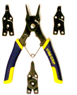 Irwin Tools 2078900 Vise-Grip® Convertible Snap Ring Plier, 4-Piece