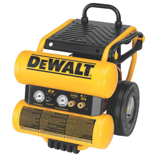 DeWalt® D55154 Electric Wheeled Dolly-Style Air Compressor with Panel, , 1.1 HP