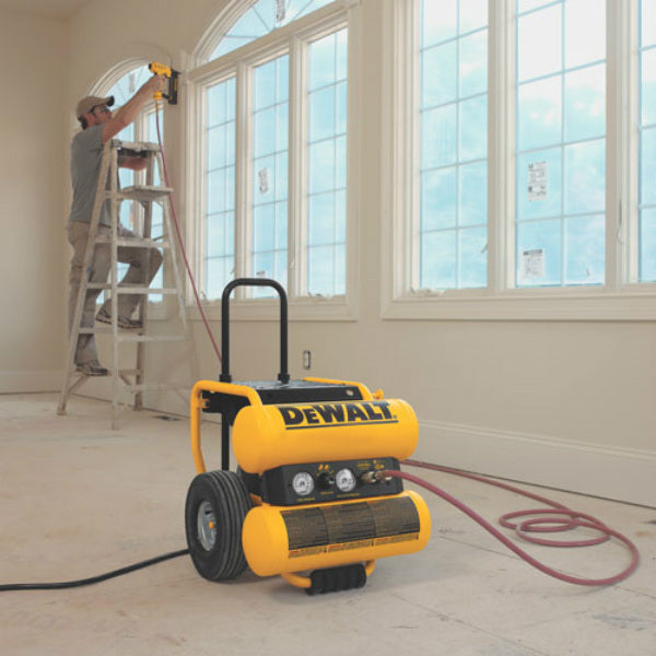 DeWalt® D55154 Electric Wheeled Dolly-Style Air Compressor with Panel, , 1.1 HP