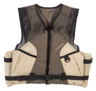 Stearns 2000007023 Type III 2220 Comfort Series Taupe Boat/Fish Vest, 2X Large