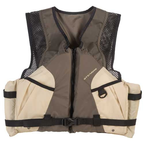 Stearns 2000012388 Type III 2220 Comfort Series Taupe Boat/Fish Vest, Extra Large