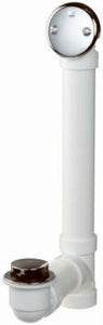 Keeney® 630PVC Tip Toe Style Plastic Tub Drain Assembly, 1-1/2", White
