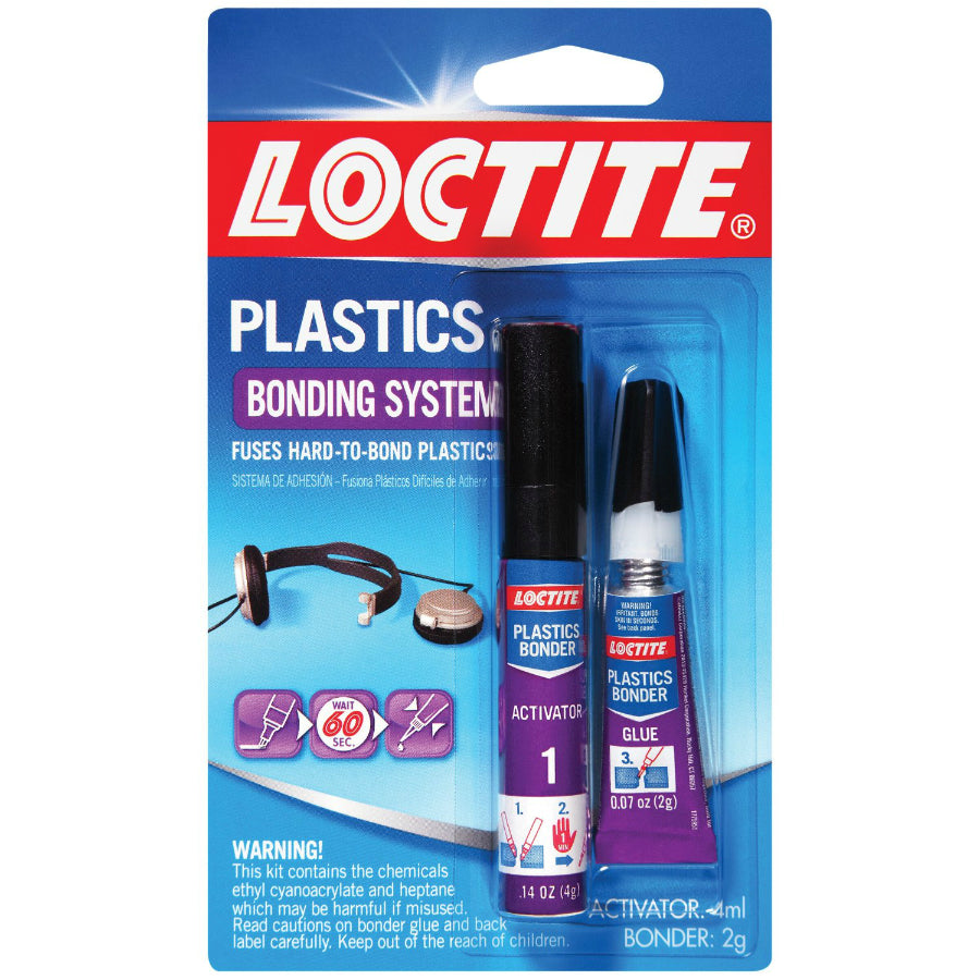 Loctite® 681925 Plastics Bonding System 2-Part Cyanoacrylate Adhesive, 2-Gram