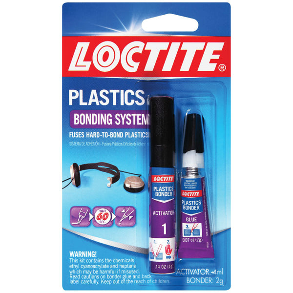 Loctite® 681925 Plastics Bonding System 2-Part Cyanoacrylate Adhesive, 2-Gram