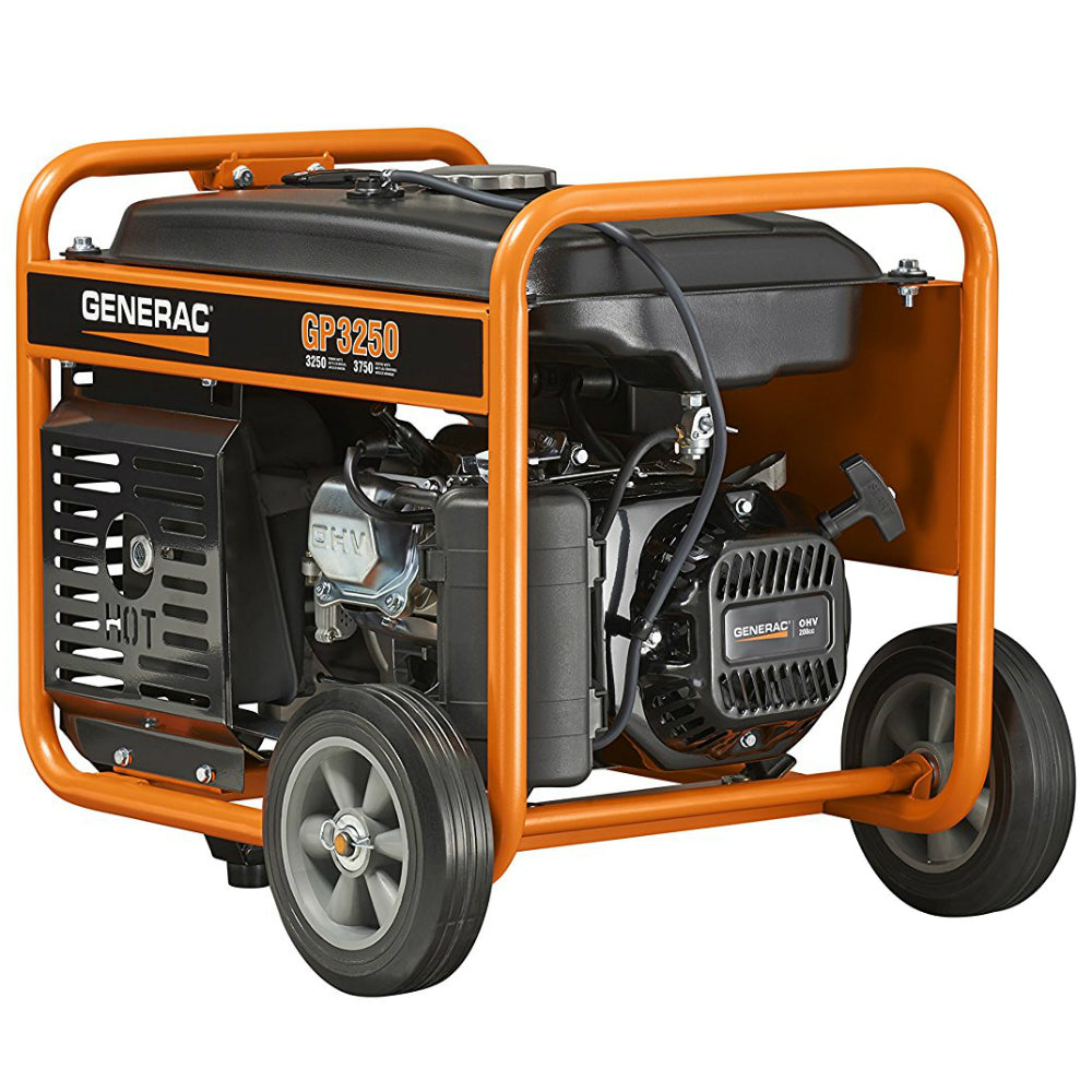 Generac® 5982 GP Series Portable Generator, 207CC OHV Engine, GP3250
