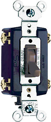 Pass & Seymour 664GCC8 4-Way Toggle Switch, 120V, Brown