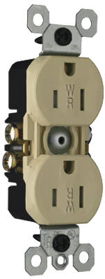 Pass Seymour Duplex Receptacle 125V, Ivory