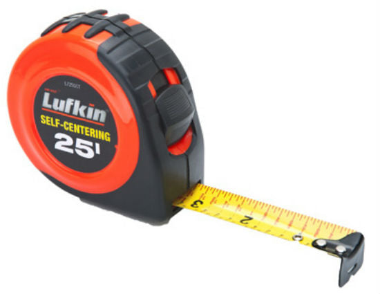Lufkin® L725SCTMP Self-Centering Tape Rule, 1" x 25'
