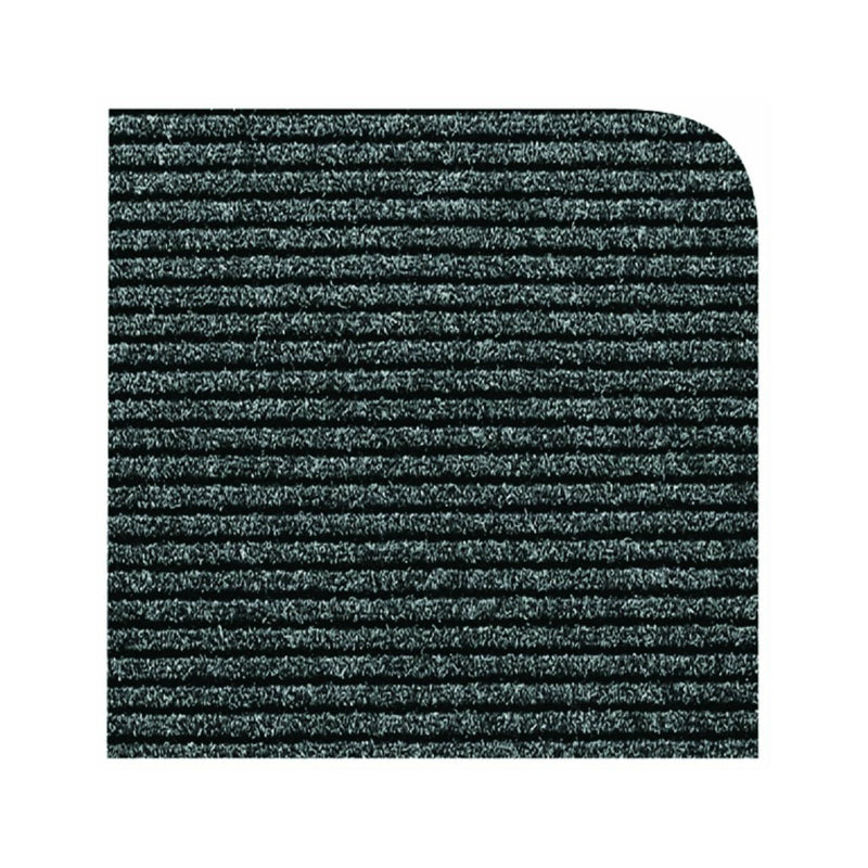Multy Home MT1001722 Concord Utility Carpeted Floor Runner, Charcoal, 3' x 4'