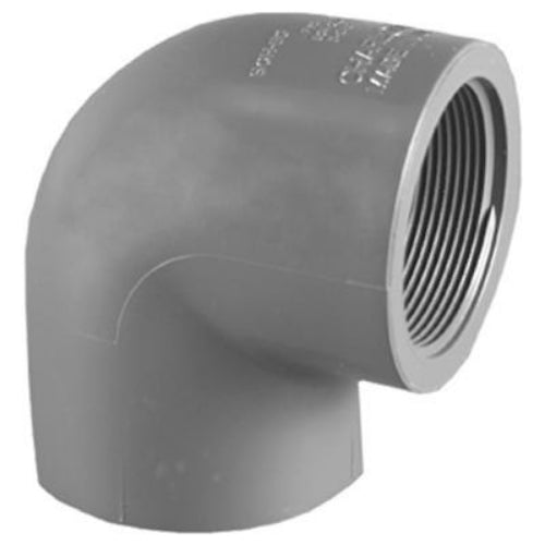 Charlotte Pipe® PVC-08301-0800HA Schedule 80 Elbow, 90 Degree, Slip x FPT, 2"