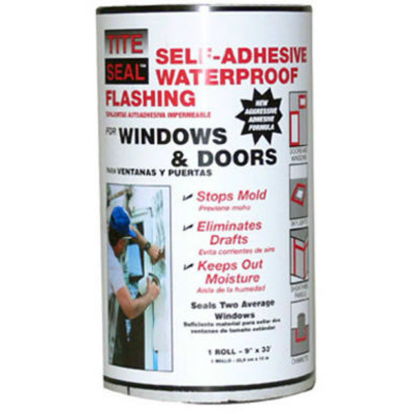 Tite-Seal® TS933 Self-Adhesive Waterproof Window & Door Flashing, 9" x 33'