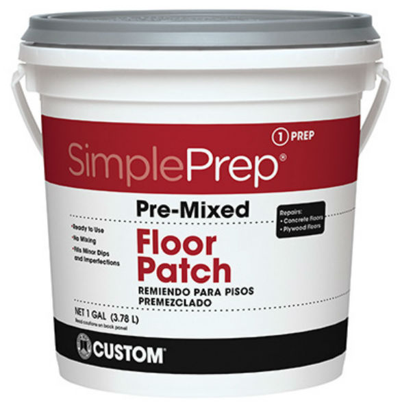 Custom® FP1-2 SimplePrep® Pre-Mixed Floor Patch, 1 Gallon