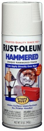 Rust-Oleum® 248072 Stops Rust® Hammered Spray Paint, 12 Oz, White