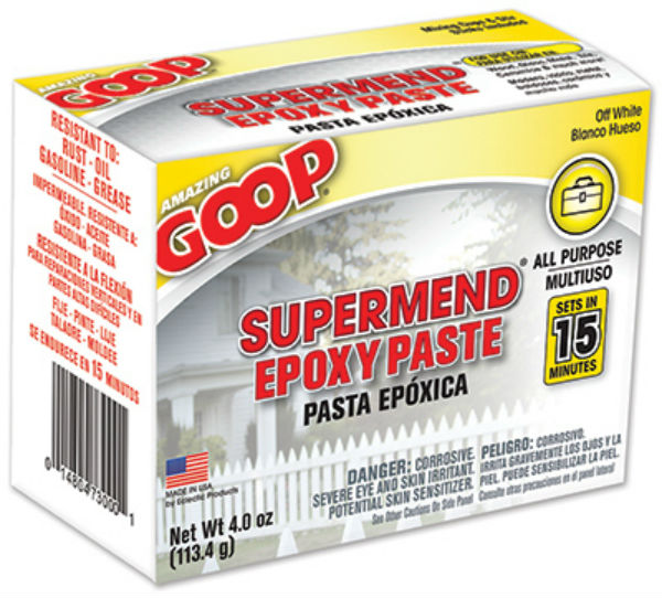 Amazing GOOP® 5330031 SuperMEND All-Purpose Epoxy Paste, 4 Oz