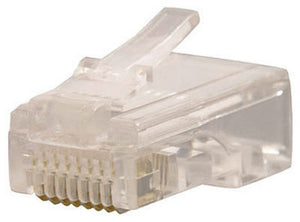 Gardner Bender GMC-88M5 Modular Plug, RJ45-Cat 5, Clear Plastic