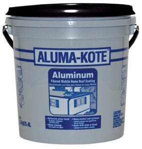 Gardner® 6241-GA Aluma-Kote™ Fibered Aluminum Mobile Home Roof Coating, 3.6 Qt