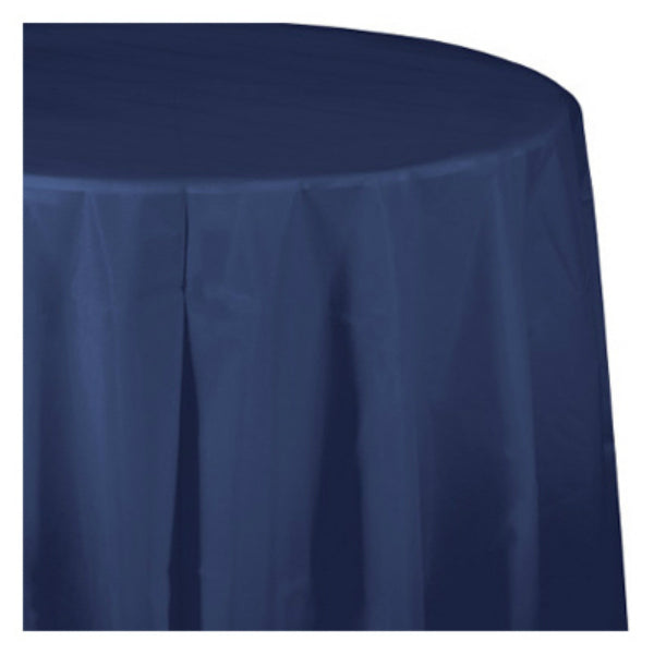Creative Converting™ 010140LX Plastic Banquet Table Cover, Navy Blue, 54" x 108"