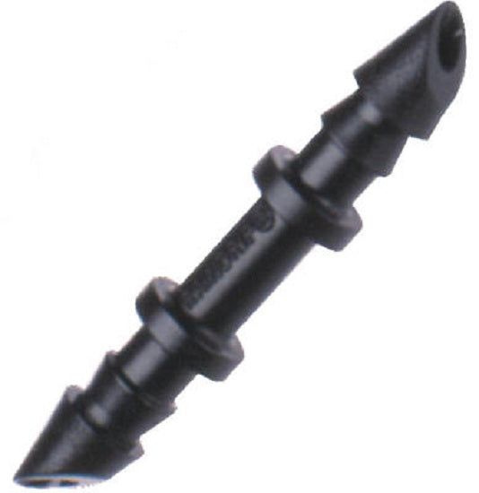 Raindrip 312050B Double Barbed Connector, 1/4", 50-Pack