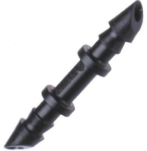 Raindrip 312050B Double Barbed Connector, 1/4", 50-Pack