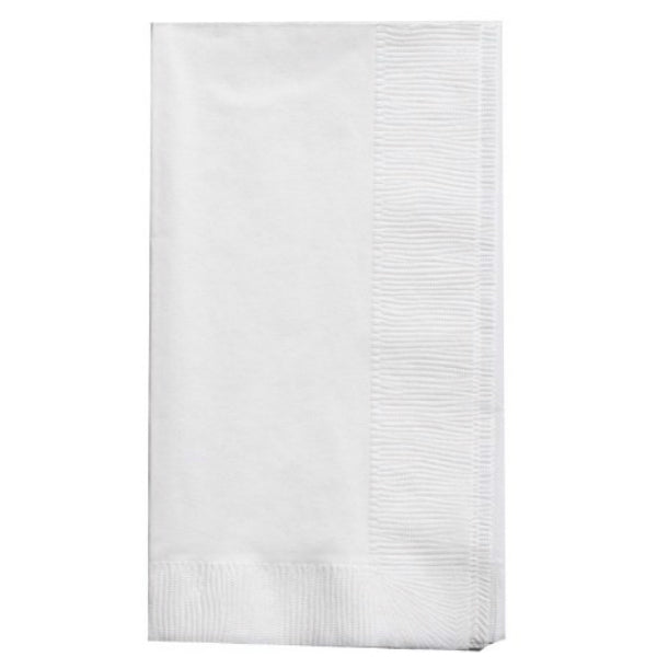 Creative Converting™ 67000B 2-Ply Paper Dinner Napkins, White, 50-Count