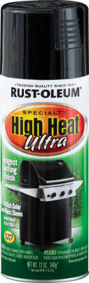 Rust-Oleum® 241169 Specialty Ultra High Heat Enamel Spray, Aerosol, 12 Oz, Black