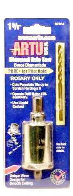 Artu USA 02964 Diamond Hole Saw, 1-3/8"
