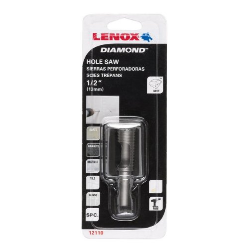Lenox® 121108DGDS Diamond™ Hole saw, One Piece Design, 1/2" Dia.