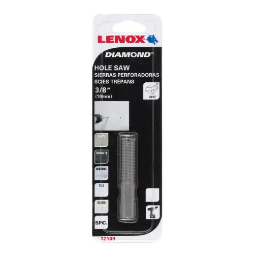 Lenox® 121096DGDS Diamond™ Hole saw, One Piece Design, 3/8" Dia.