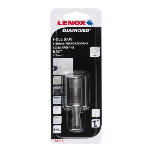 Lenox® 1211110DGDS Diamond™ Hole saw, One Piece Design, 5/8" Dia.