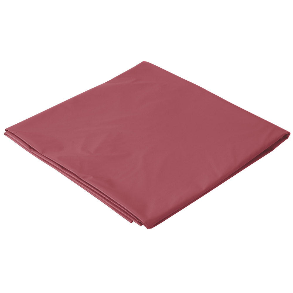 Creative Converting™ 703122 Octy-Round Plastic Table Cover, Burgundy, 82"