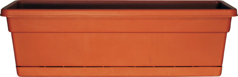 Southern Patio WB3012TC Window Box Planter, Terracotta