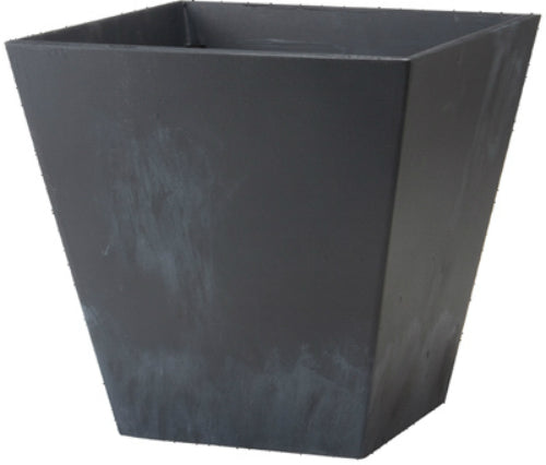 Novelty 35108 Square Ella Planter, 10", Black