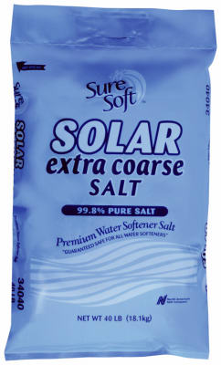 Sure Soft 34040 Extra Coarse Solar Salt, 40 lbs