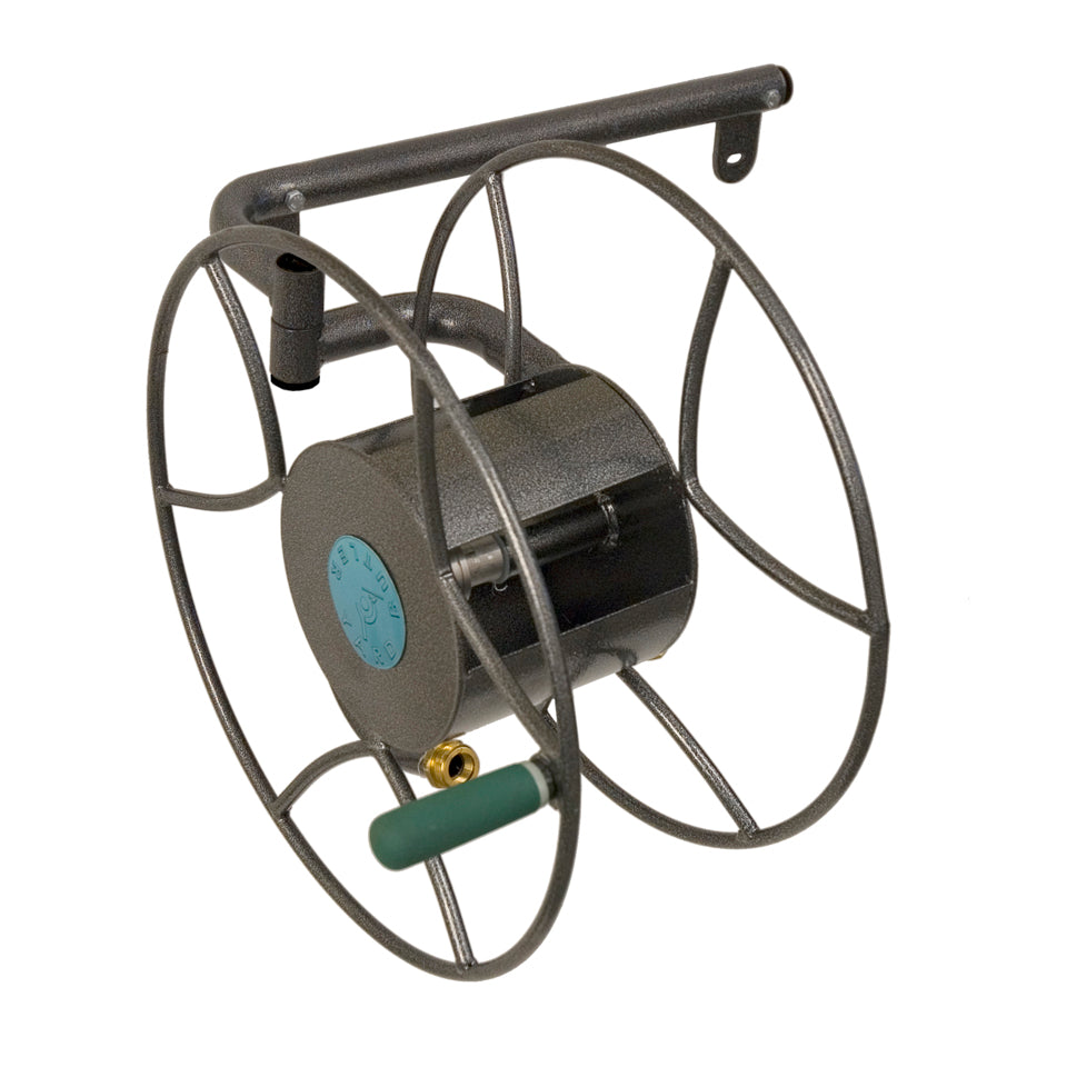 Yard Butler SRWM-180 Wall-Mount Swivel Hose Reel, 180-Degrees, 100