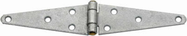National Hardware® N128-272 Heavy Strap Hinge with Brass Pin, Galvanized, 5"