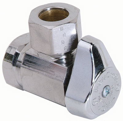 Brass Craft G2R37X-CD Angle Valve, 1/2" FIP x 1/2", Chrome