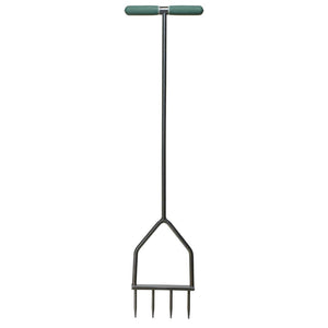 Yard Butler M-7C Steel Lawn Spike Aerator with 4-Heavy Duty Spikes