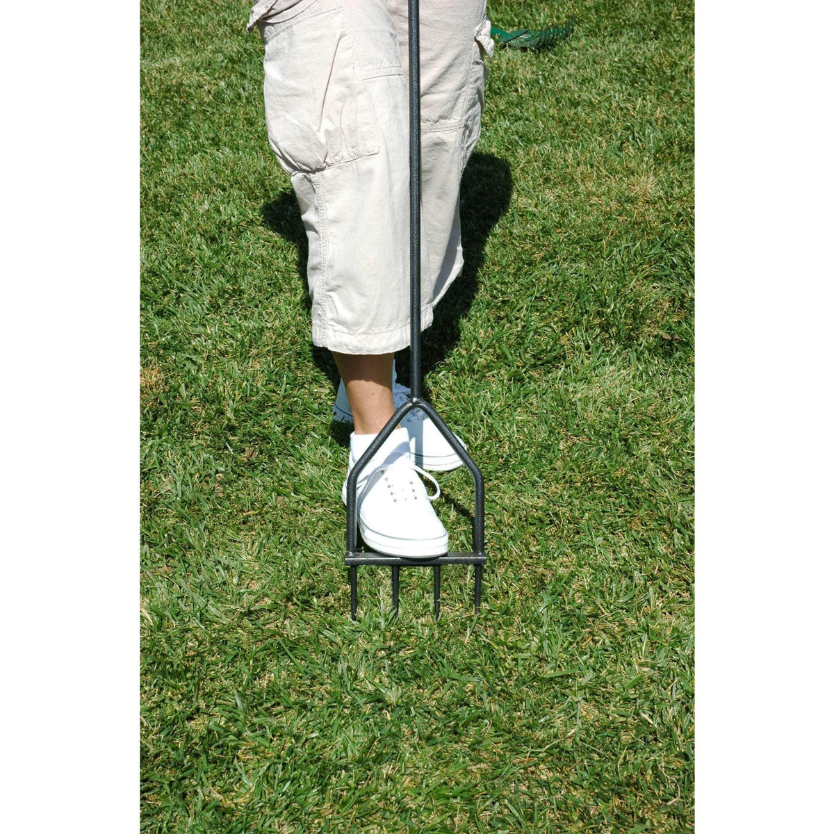 Yard Butler M-7C Steel Lawn Spike Aerator with 4-Heavy Duty Spikes