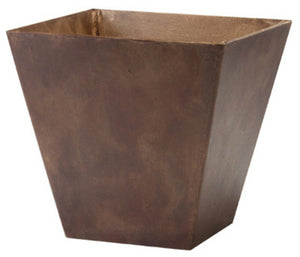 Novelty 35067 Square Ella Planter, 6", Teak