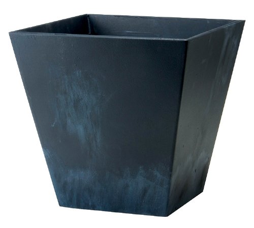 Novelty 35068 Square Ella Planter, 6", Black
