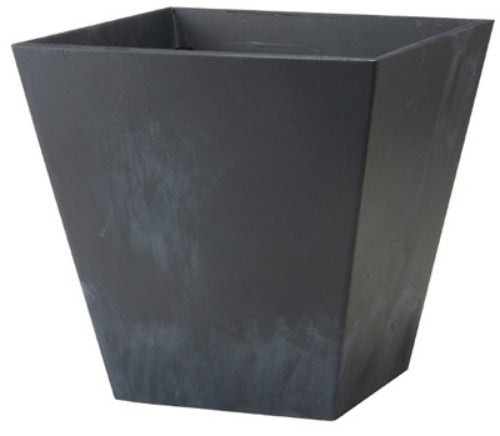 Novelty 35088 Square Ella Planter, 8", Black